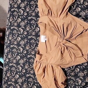 Tan Blouse